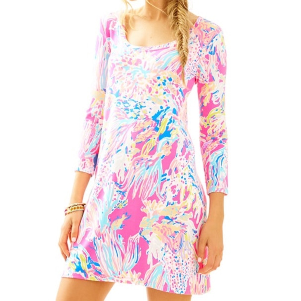Lilly Pulitzer Devon Dress in Tiki Pink